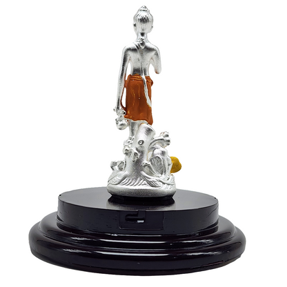 Swaminarayan Divine Light Electroformed Silver Idol